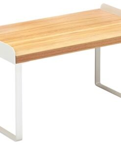 The Sisters Corner Wooden Shelf Organizer - Cabinet , Counter & Desk Storage Rack, Multi-Use for Pantry, Bathroom, Desk or Office | Medium