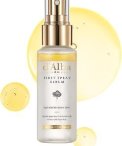 d'Alba Italian White Truffle First Spray Serum, Hydrating Face Moisturizer, Glow Serum for Radiant Skin, Non Comedogenic, All In One Mist, Vegan & Desert-Adapted 50ml