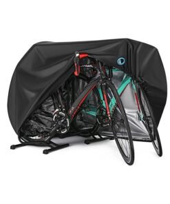 Arabest Waterproof Bike Cover Heavy Duty Oxford Bicycle Cover with Double stitching Heat Sealed Seams, XL for 1-3 Bikes Protection from UV Rain Snow Dust for Mountain Road Electric Bike Hybrid Outdoor Storage