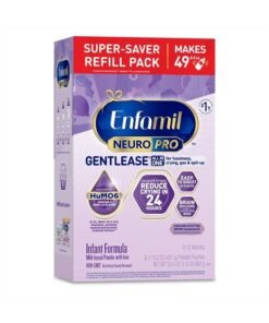 Enfamil NeuroPro Gentlease Baby Formula, Brain Building DHA, HuMO6 Immune Blend, Designed to Reduce Fussiness, Crying, Gas & Spit-up in 24 Hrs, Gentle Infant Formula Powder, Baby Milk, 30.4 Oz Refill