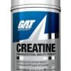 GAT Creatine Monohydrate 300g, 60 Servings, Unflavored, Pure 100% Creatine for Muscle Strength, Power & Endurance, Supports Muscle Growth & Performance, No Fillers