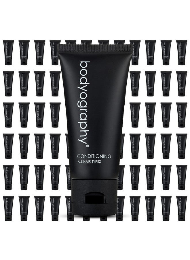 World Amenities Bodyography - Bulk Conditioner | 50 Count, 1.4oz | Lavender Peppermint, Mini Travel Size Toiletries (100% Recyclable Tube with Flip Top Cap), Suitable for All Hair Types