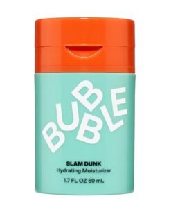 Bubble Skincare Slam Dunk Face Moisturizer - Hydrating Face Cream for Dry Skin Made with Vitamin E + Aloe Vera Juice for a Glowing Complexion - Skin Care with Blue Light Protection (50ml)