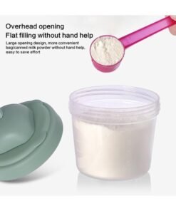 Alternative view of RATSAW 4-Layer Baby Milk Powder Formula Dispenser Baby Powder Milk Formula Containers for Travel Baby Feeding Snack Storage Container Portable InfantClean And Convenient Milk Powder Dispenser Bottle Set