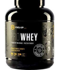 FUEL-UP by Kcal Pro Whey- Strawberry Milkshake Flavour, Whey Protein Powder,30G Protein,2.1G Carb,5.3G Bcaas Per Serving, 71 Servings,5Lbs(2.2Kg)