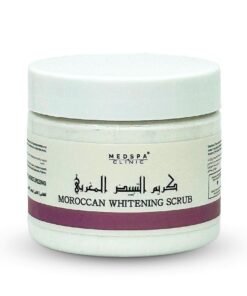 MEDSPACLINIC Moroccan Whitening Scrub 300g After Bath for Face and Body, Enriched with Vitamine E and Natural Extracts, Peeling, Softner, Moisturizer, Collagen. Travel Pack