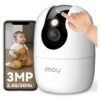 IMOU 3MP Security Camera for Home, Indoor Camera with Call Button, 2K CCTV Camera for Home, UHD Wifi Camera,Surveillance Camera with 2.4GHz& 5GHz Dual-Band(Ranger 2C Pro 3MP)