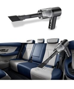 MODERN HOME Wireless Handheld Car Vacuum Cleaner, Portable Vacuum Cleaner for Car, Suction Car Vacuum Cleaner, 5500PA Suction Cordless Car Vacuum, Rechargeable Mini Car Vacuum for Vehicle, Home and Office