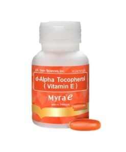 Myra E Vitamin E 400 IU Capsules – Glowing Skin & Hair Health | d-Alpha Tocopherol | 30 Capsules