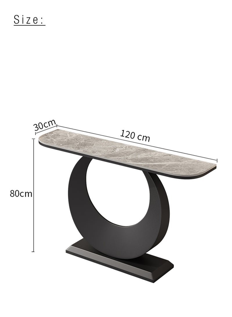 Merry Moments U Shaped Console Table Hallway Entry Table Styling Table Narrow Table for Living Room Entryway Corridor or Sofa Side Table Modern Minimalism Size: L120xH80x30 cm - Image 4