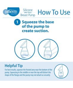 Alternative view of Dr. Brown’s One-Piece Silicone Breast Pump With 150 Ml Pp W-N Options+ Baby Bottle