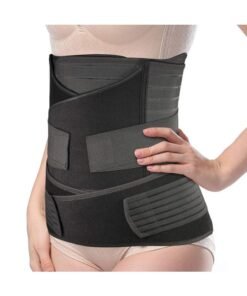 Kimaya 3-in-1 Postpartum Belly Support Wrap, Maternity & Postnatal Recovery Belt | Waist Slimming Body Shaper & Tummy Control Band for Women (3XL)