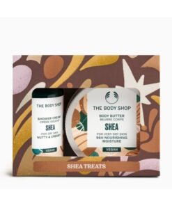 THE BODY SHOP Shea Treats Gift Set – Shower Cream (60 Ml) And Body Butter (50 Ml) – Rich Fair-Trade Shea Butter Combo For Deep Hydration And Silky Smooth Skin