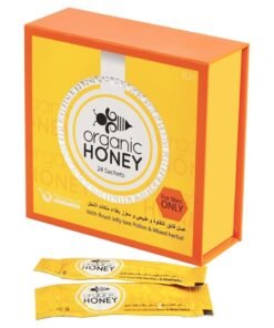 Organic Honey with Natural R-Jelly Bee Pollen & 100% Pure Mixed Herbals (Pack of 24 Sachet)