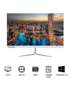 Kaulle All In One PC 23.8 Inch All In One Computer,Intel Core I5 3320M Processor,8 GB Ram,256 GB SSD,With Keyboard And Mouse Windows 10 Pro All In One Desktop Computer White KLY238B2 english White