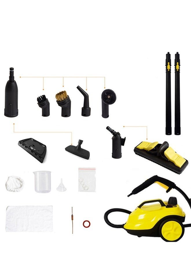 EzzySo Steam Cleaner, 2000W Steam Mop, 5 Bar Steam Pressure, 2 Liter Tank Capacity, High Temperature Kills 99.99% of Viruses & Bacteria