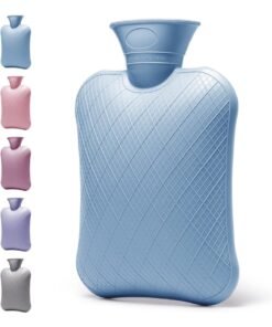 MARK STORE Hot Water Bottle 2 Liter, Premium PVC Hot Water Bag for Cramps, Neck, Shoulders Pain Relief, Hot Cold Pack for Hot and Cold Therapy, Feet Warmer and Menstrual Cramps Pain Relief (Without Cover)