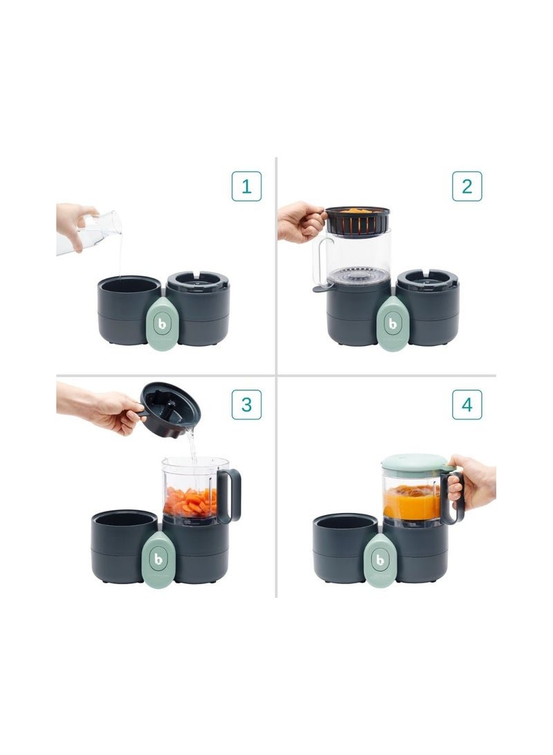 babymoov Nutribaby One 4- In -1 Baby Food Maker, Baby Food Blender And Steamer, Food Processor For Weaning, Warmer, Defroster - Image 3