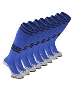 SKY WING Mens Baseball Socks Football Softball Knee High Sock Unisex Athletic Soccer Socks  1/2/3/4 Pairs for Youth Adult  Men and Women