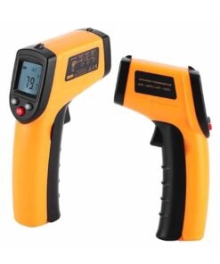 Arabest Infrared Thermometer Gun, Laser Thermometer for Cooking, Pizza Oven, Griddle, Engine, HVAC, Laser Temperature Gun with Adjustable Emissivity & Max Measure -50℃~400℃ (Not for Human)