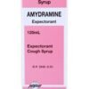 AMYDRAMINE Expectorant Syrup 120ml (Fast Acting Cough Remedy)