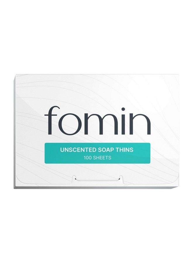 FOMIN Antibacterial Paper Soap Sheets For Hand Washing (100 Sheets) Unscented Portable Travel Soap Sheets Dissolvable Camping Mini Soap Portable Soap Sheets