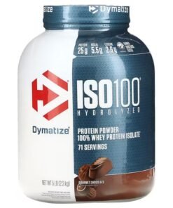 Dymatize Iso 100 Gourmet Chocolate 5 Lb. 2.3 Kg 71 Servings