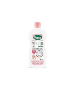 Nirmal Virgin Baby Coconut Oil Baby Massage Oil 400 ml For soft and supple skin A Natural skin moisturizer Great for Diaper Rashes Baby Friendly Pack