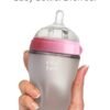 comotomo Nature Feel Baby Feeding Bottle 250ml, Pack Of 1 Pink