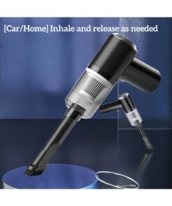 2-in-1 air dust collector/mini vacuum cleaner 2000mAh 6000pa high suction foldable compressed air dust collector rechargeable handheld vacuum cordless keyboard vacuum cleaner blower car computer/car/home vacuum cleaner