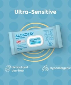 Alokozay Baby Wet Wipes Ultra-Sensitive Without Perfume 6 x 60 Wipes