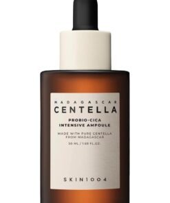 SKIN1004 Madagascar Centella Asiatica Ampoule Facial Serum 100% Centella Asiatica Extract for Soothing Sensitive and Acne-Prone Skin Probio-Cica Ampoule Brown