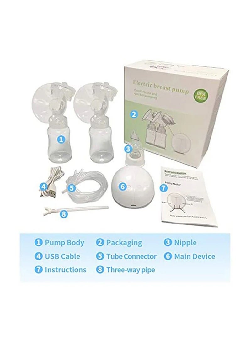 DEAREVERY Pack Of 2 Superior Wearable Hands Free Electric Painless Automatic Breastfeeding Breast Pump - Image 3