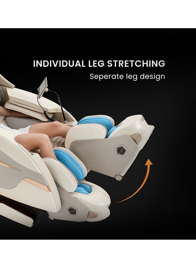 Nourest Robo-X Robotic Leg Ai Massage Chair with Walking Technology,5D Sonic Wave Technology, Full Body Massage Chair, Tri-Sole Reflexology, Heat Therapy for waist& Leg, Voice Control, Bluetooth Speakers,10-Year Warranty - Image 3