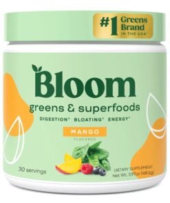 Bloom Nutrition Greens & Superfoods, Mango, 5.97 oz