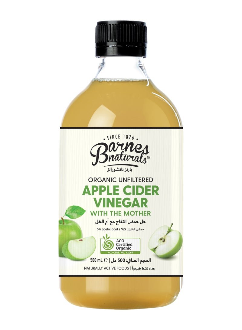 Barnes Naturals Organic Apple Cider Vinegar With The Mother 500ml