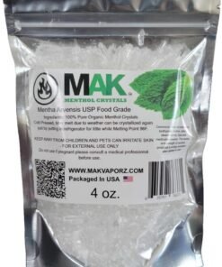 MAK Menthol Crystal, Pure Organic 100% Natural, 4 oz