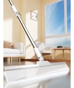 MOMENT Multifunction Floor Wiper, Squeegee Broom for Floor Shower Squeegee with Long 95-139cm Handle Rubber Wiper for Bathroom Tile Shower Glass Car Window Deck Patio Cleaning