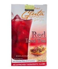 Glutalipo  Gluta Lipo 12-in-1 Herbal Red Iced Tea – Instant Drink Mix with Natural Extracts | 250g