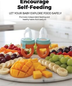 Alternative view of Zenito Fresh Food pack of 2 Pulp Feeder for Babies - Safe Weaning Tool -Pulp Silicone Baby Feeder -Soft & Safe Self-Feeding for Infants & Toddlers - Food & Fruit Dispenser, Ideal for Toodler Led Weaning Supplies - New Born Feeding Essentials