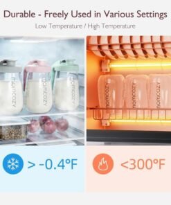 Momcozy Breast Milk Pitcher, Resistant to Heat and Cold Abrupt Temp Swings, No Leak Breast Milk Fridge Storage Container With Wide Mouth, Fast Baby Formula Maker, Breastfeeding Essentials
