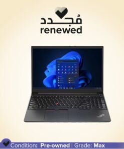 Lenovo Renewed - ThinkPad E15 G4 Laptop With 15.6-Inch Full HD Display, Core i5 Processor/12th Gen/16GB RAM/256GB SSD/Intel HD Graphics/Windows 10 English black