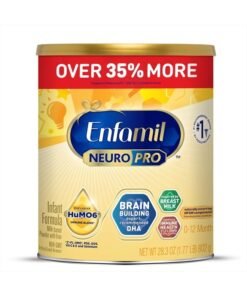 Enfamil NeuroPro Baby Formula, MFGM* 5-Year Benefit, Expert-Recommended Brain-Building Omega-3 DHA, Exclusive Immune Supporting HuMO6 Blend, Infant Formula Powder, Baby Milk, 28.3 Oz