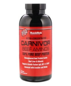 MUSCLEMEDS Carnivor Beef Amino Dietary Supplement - 300 Tablets