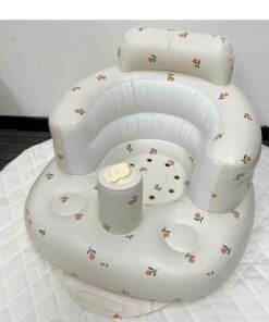 Daytoyz Inflatable Baby Seat, Baby Floor Seats for Babies 3-36 Months, Sit Up Chair with Built-in Air Pump, Portable Infants Back Support Seater, Sit Me Up Seat for Home, Travel