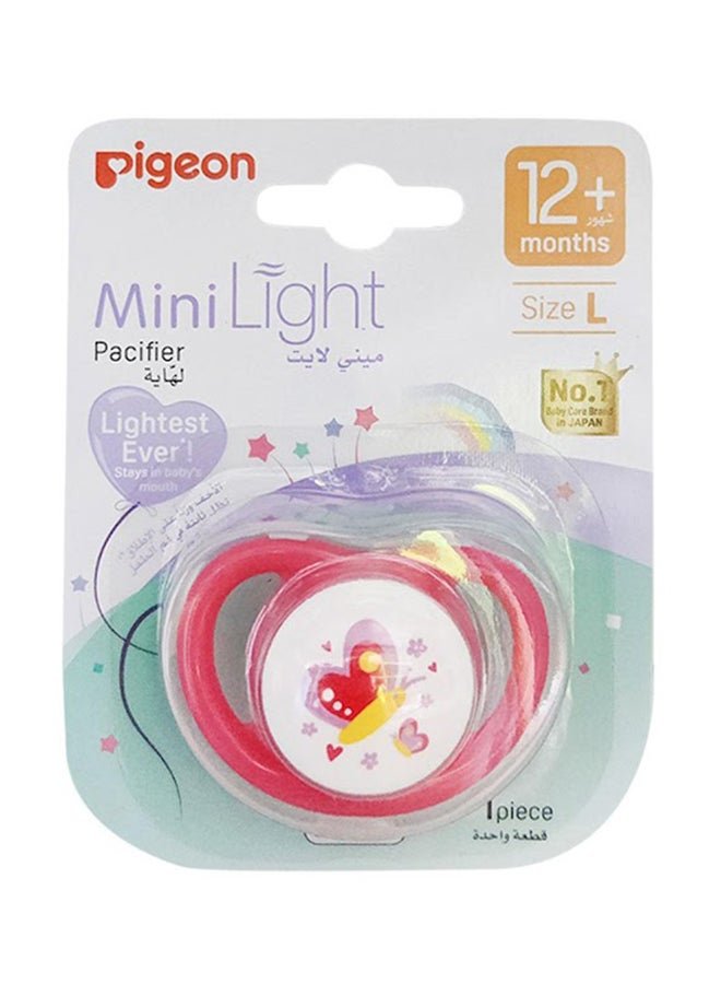 pigeon Minilight Pacifier 1 piece - L (12+ Months) - Assorted