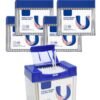 4 Pack Disposable Cotton Swabs (Spiral and Pointed) Perfect for Make-up Fixing Makeup Mishaps High Quality Cotton Buds for Baby Ear Nose Clean Total 800 Count Ear Swabs for Baby Adult For Make-up