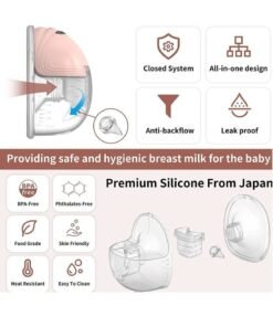 Alternative view of Gonice Wearable Breast Pump – Electric Hands-Free Breast Pump, Leak-Proof Design, 3 Modes (Stimulation, Expression, Auto) & 12 Vacuum Levels, Portable and Quiet