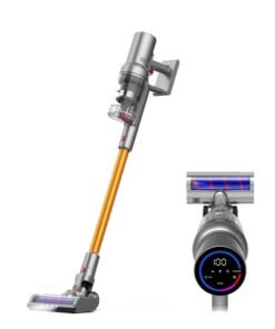AIRBOT Hypersonics Pro Cordless Vacuum Cleaner, Stick Vacuum with 27Kpa Powerful Suction, 250W Up to 45mins Runtime, LED Display, Lightweight Handheld Vacuum for Hard Floor Carpet