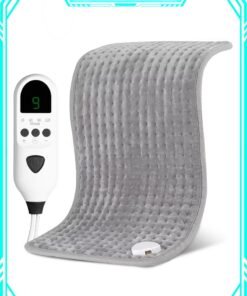 EzzySo Electric Heating Pad Winter Warmer Pad For Bed Sofa Body Thermal Heating Pad Household Office Washable Portable Heating Blanket 9 Heat Settings Heating Pad For Knee Neck Shoulder Back Pain  Period Cramps Relief